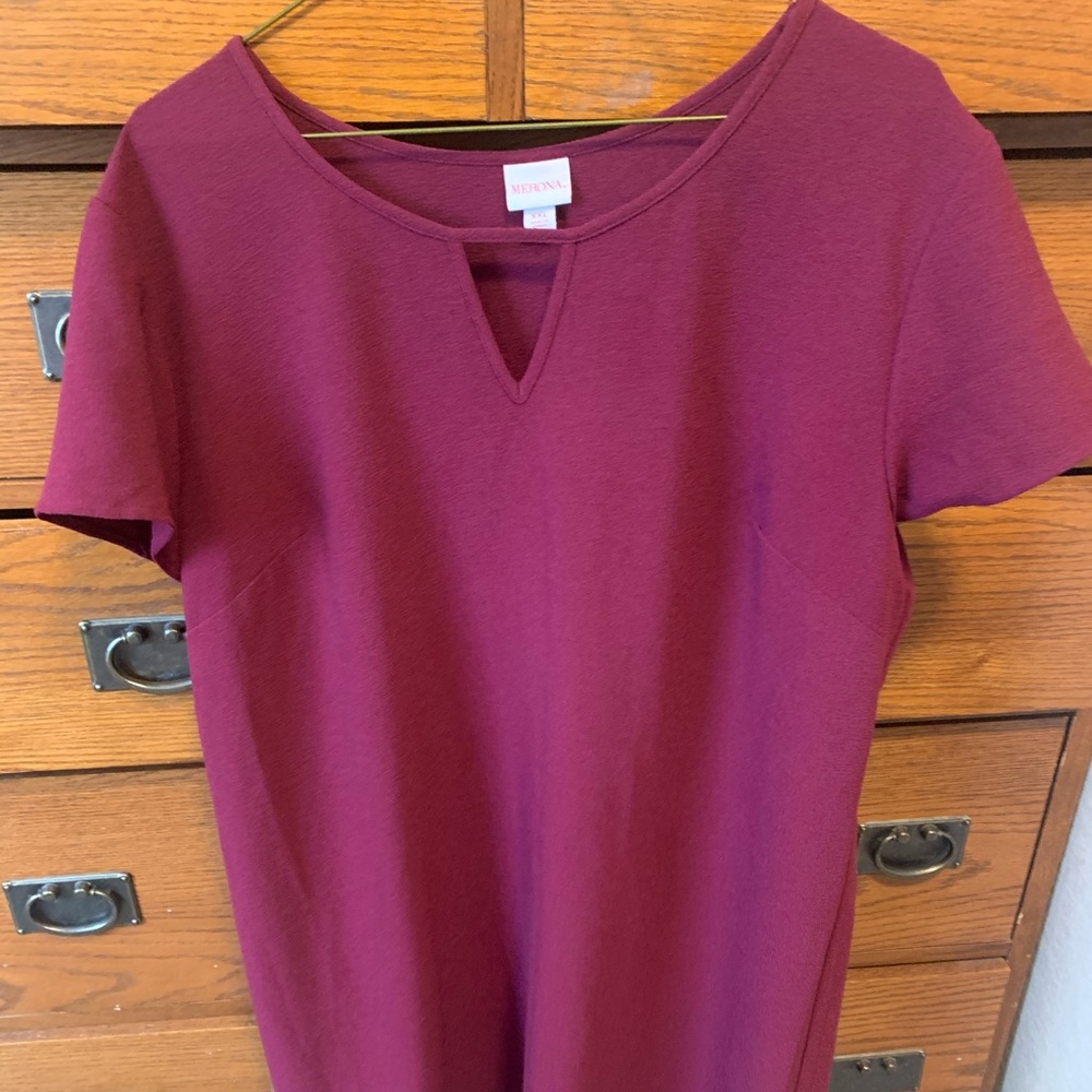 Maroon dress